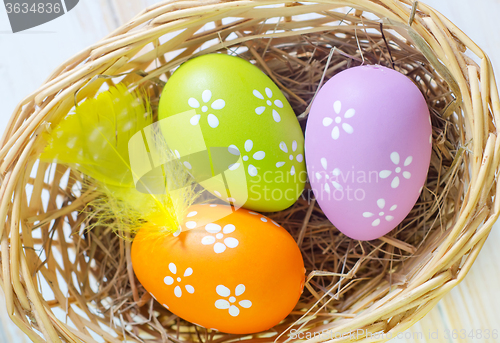 Image of easter eggs