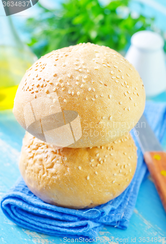 Image of rolls for burgers