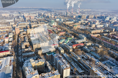 Image of Residential district on Melnikayte street. Tyumen