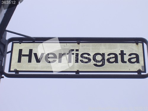 Image of Hverfisgata street in reykjavik