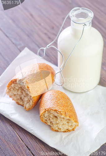 Image of milk and bread