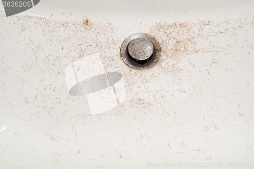 Image of sink after shave