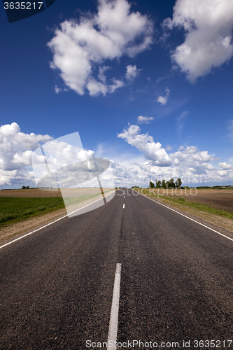 Image of the rural road  