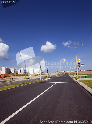 Image of the new road  