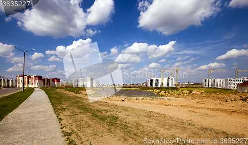 Image of new construction  . Belarus