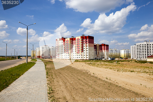 Image of new construction  . Belarus