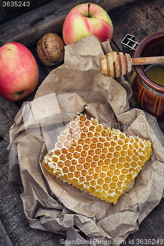 Image of Honeycomb on piece of paper