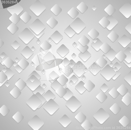 Image of Grey tech geometrical vector background