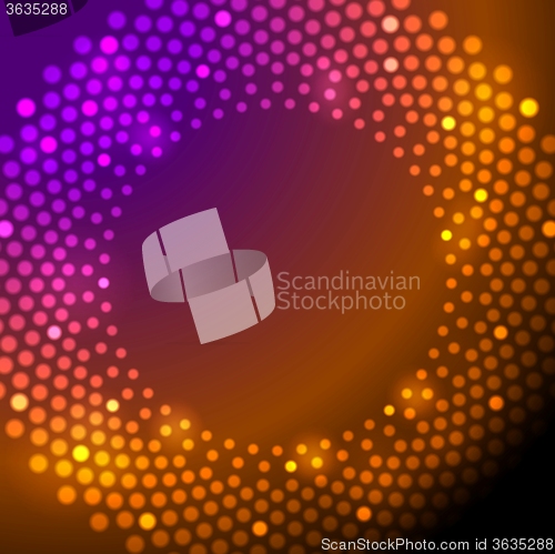 Image of Shiny sparkling lights vector background