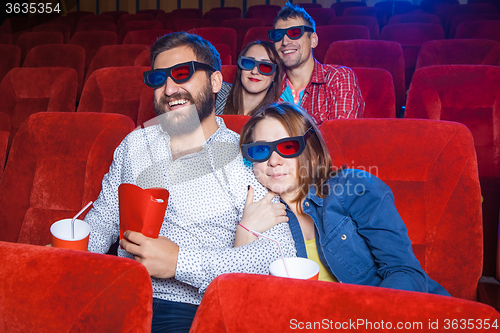 Image of The people\'s emotions in the cinema