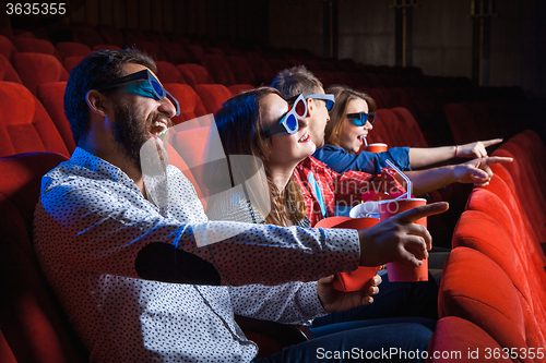 Image of The people\'s emotions in the cinema