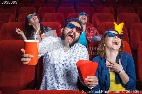 Image of The people\'s emotions in the cinema