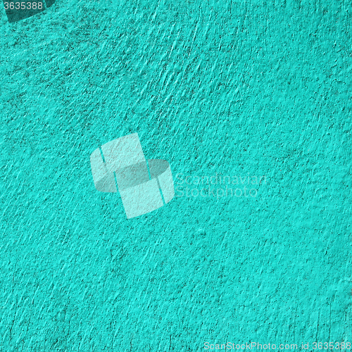 Image of Board painted in turquoise