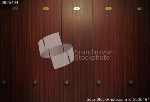 Image of Doors of cabinet