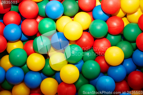 Image of Multicolored plastic balls