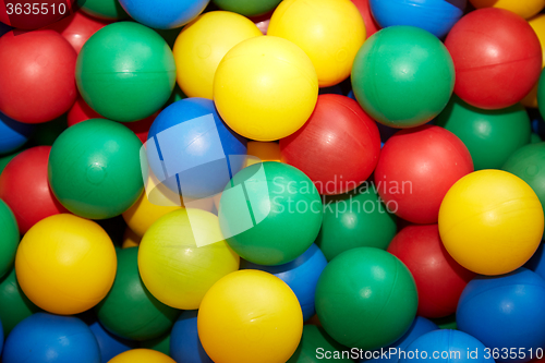 Image of Multicolored plastic balls