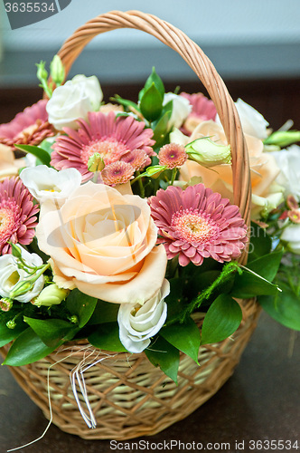 Image of beautiful wedding bouquet