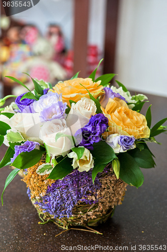 Image of beautiful wedding bouquet