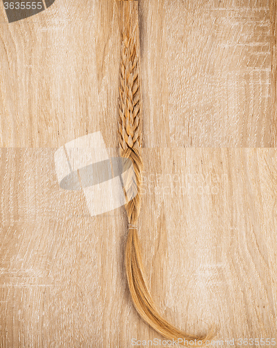 Image of wheat and blonde hair