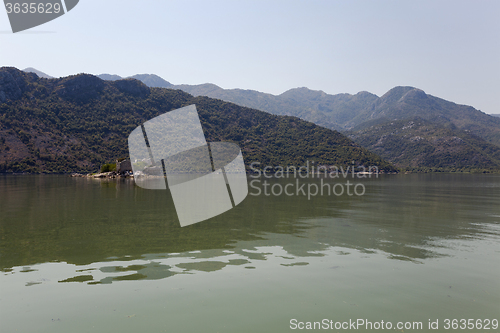 Image of prison in the Skadar Lake  