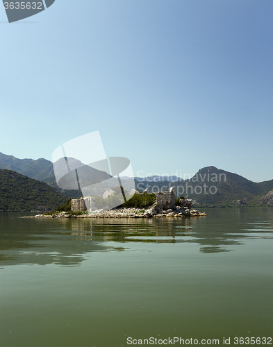 Image of prison in the Skadar Lake  