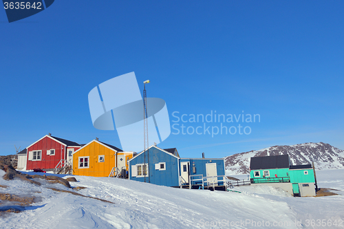 Image of Colorful houses in Greenland