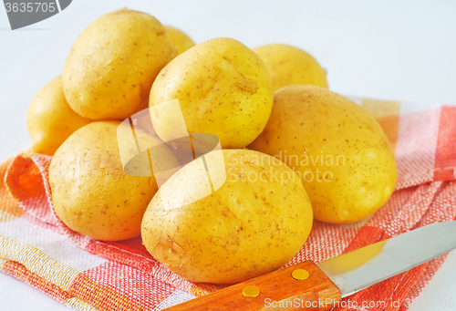 Image of raw potato