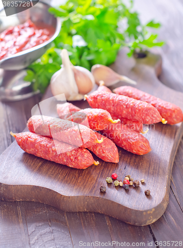 Image of sausages