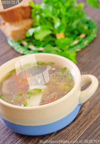 Image of fresh soup