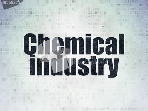 Image of Manufacuring concept: Chemical Industry on Digital Paper background