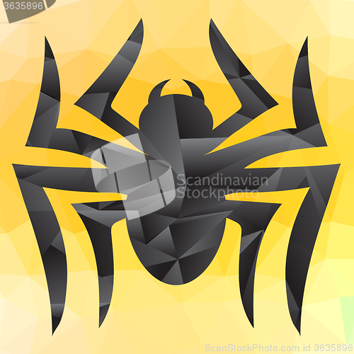 Image of Spider Mosaic Silhouette