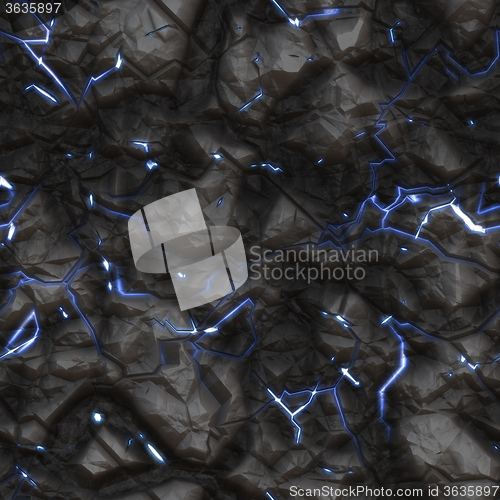 Image of seamless stone texture blue glow