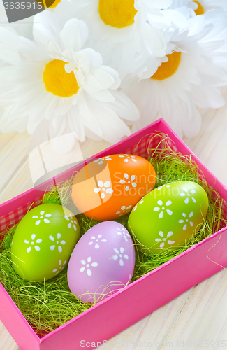 Image of easter eggs