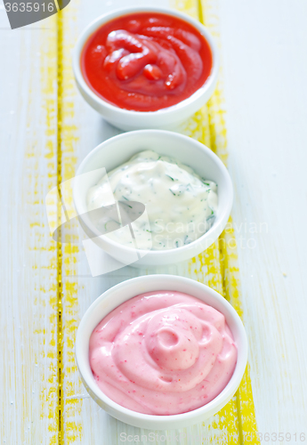 Image of sauces