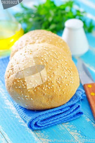 Image of rolls for burgers