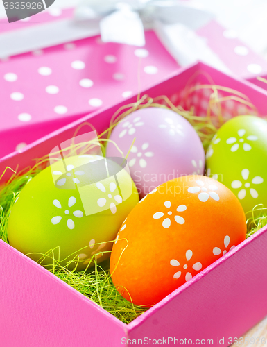 Image of easter eggs