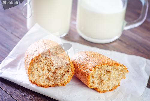 Image of milk and bread