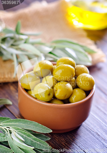 Image of green olives