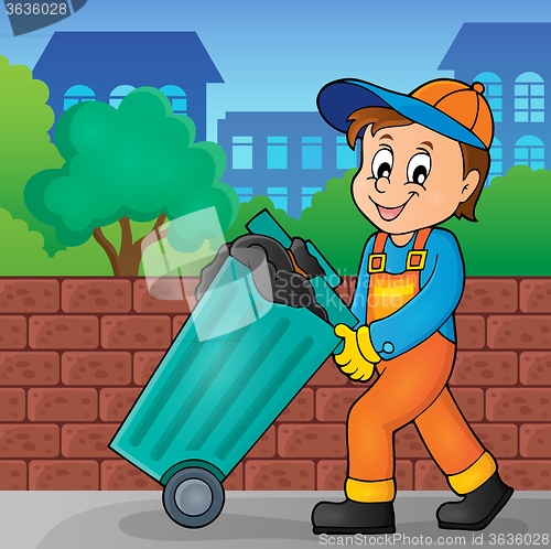 Image of Garbage collector theme image 2