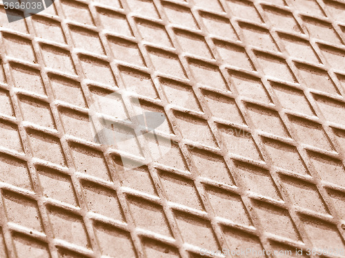 Image of Retro looking Diamond steel