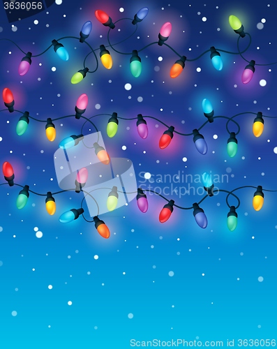 Image of Christmas lights theme image 2