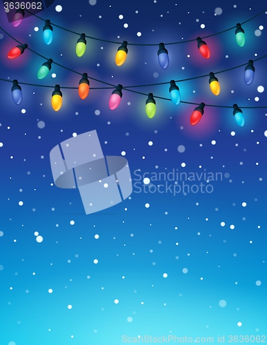Image of Christmas lights theme image 3