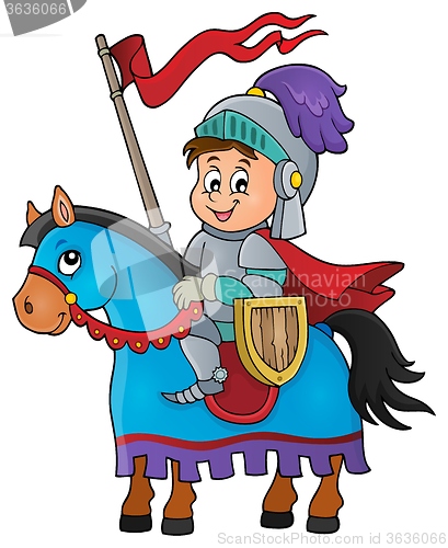 Image of Knight on horse theme image 1