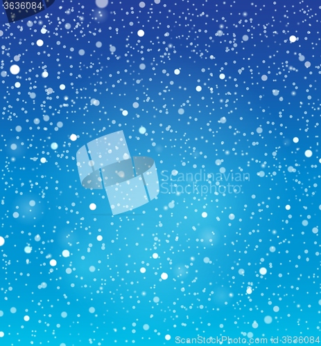 Image of Abstract snow theme background 4