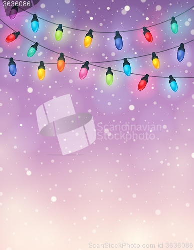 Image of Christmas lights theme image 7