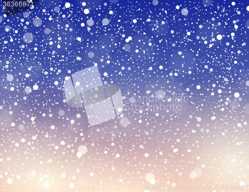 Image of Abstract snow theme background 6