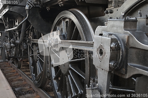 Image of Steam Locomotive Closeup