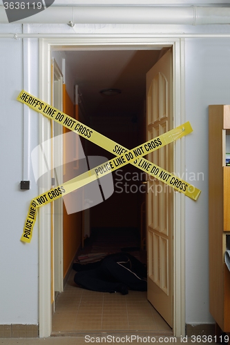 Image of Crime scene signs