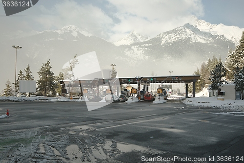 Image of Toll road entrance