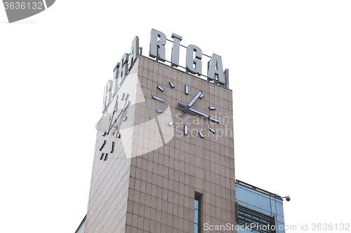 Image of Riga station clock